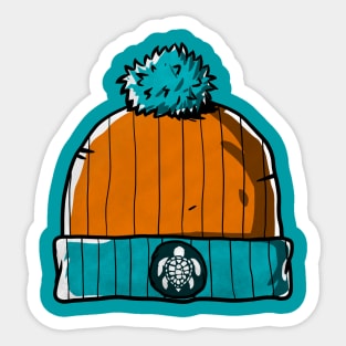 VSCO HAT GIRL TURTLE Sticker